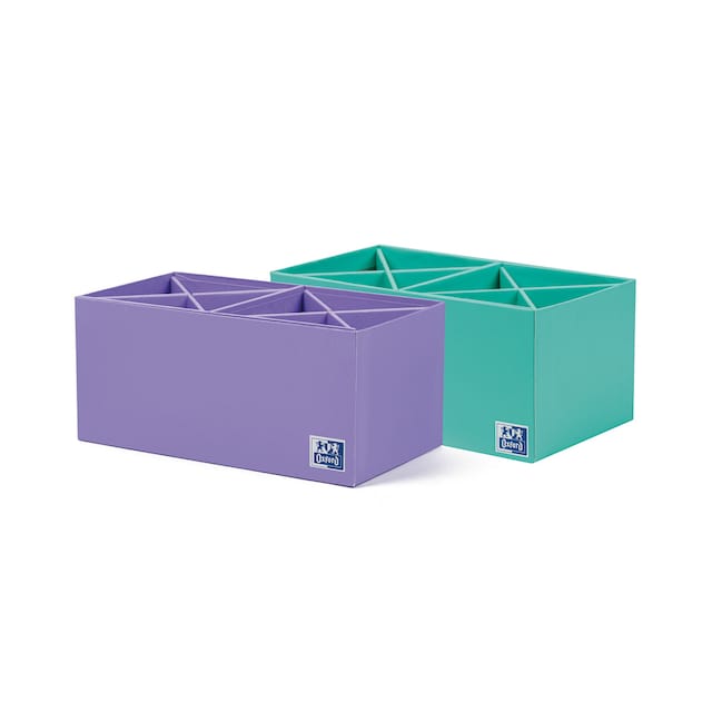Imagen 0 de Organizador portabolis de cartón forrado 2x4 Oxford surtido