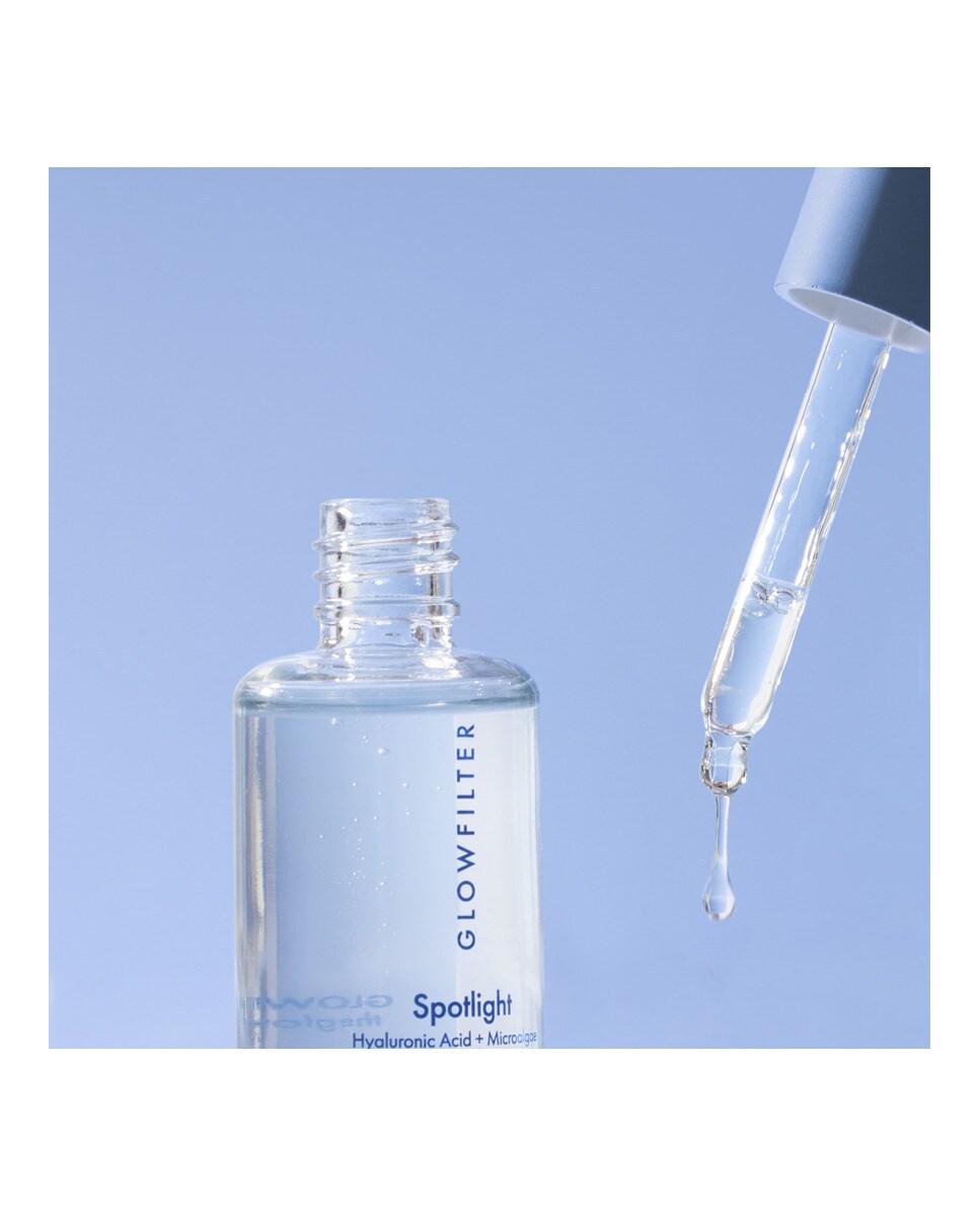 Glowfilter Spotlight Serum+Primer Mit Hyaluron & Mikroalgen – 30 Ml Für Strahlende, Straffe Haut