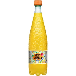 agua mineral natural con gas sabor naranja botella 1,2 l - Vichy Catalan