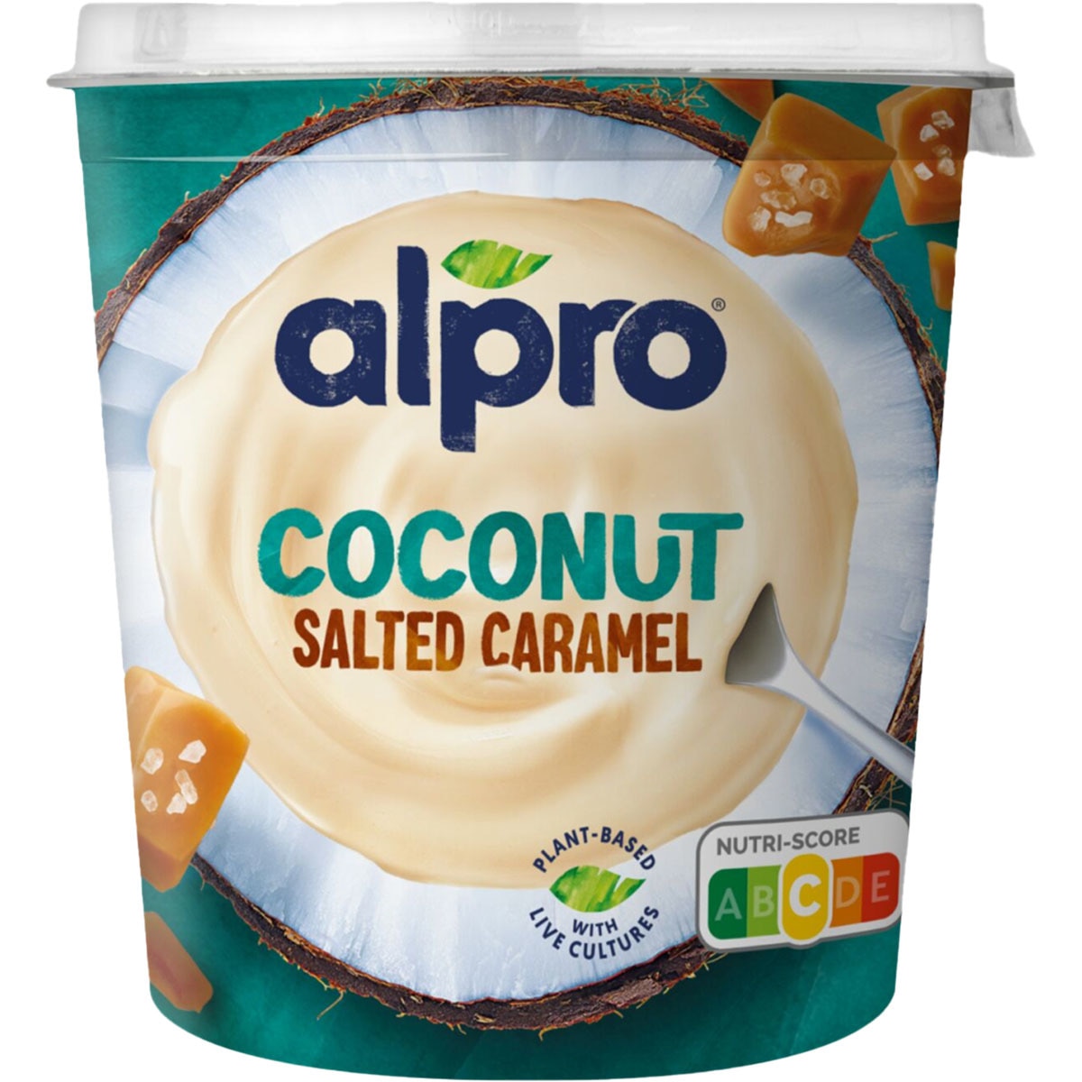 Big Pot especialidad vegetal de coco con caramelo salado sin gluten sin lactosa envase 340 g