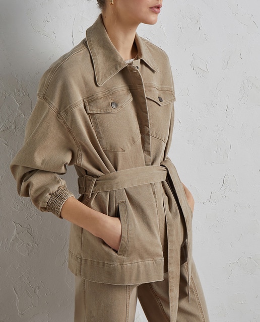 Imagen 0 de Cazadora vaquera de mujer lisa