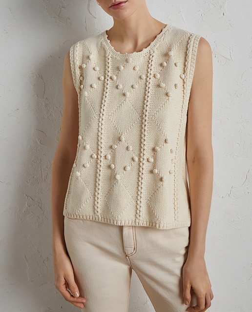 Imagen 0 de Chaleco de mujer de punto con textura