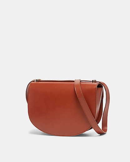 Imagen 0 de Bolso de mujer pequeño piel marrón