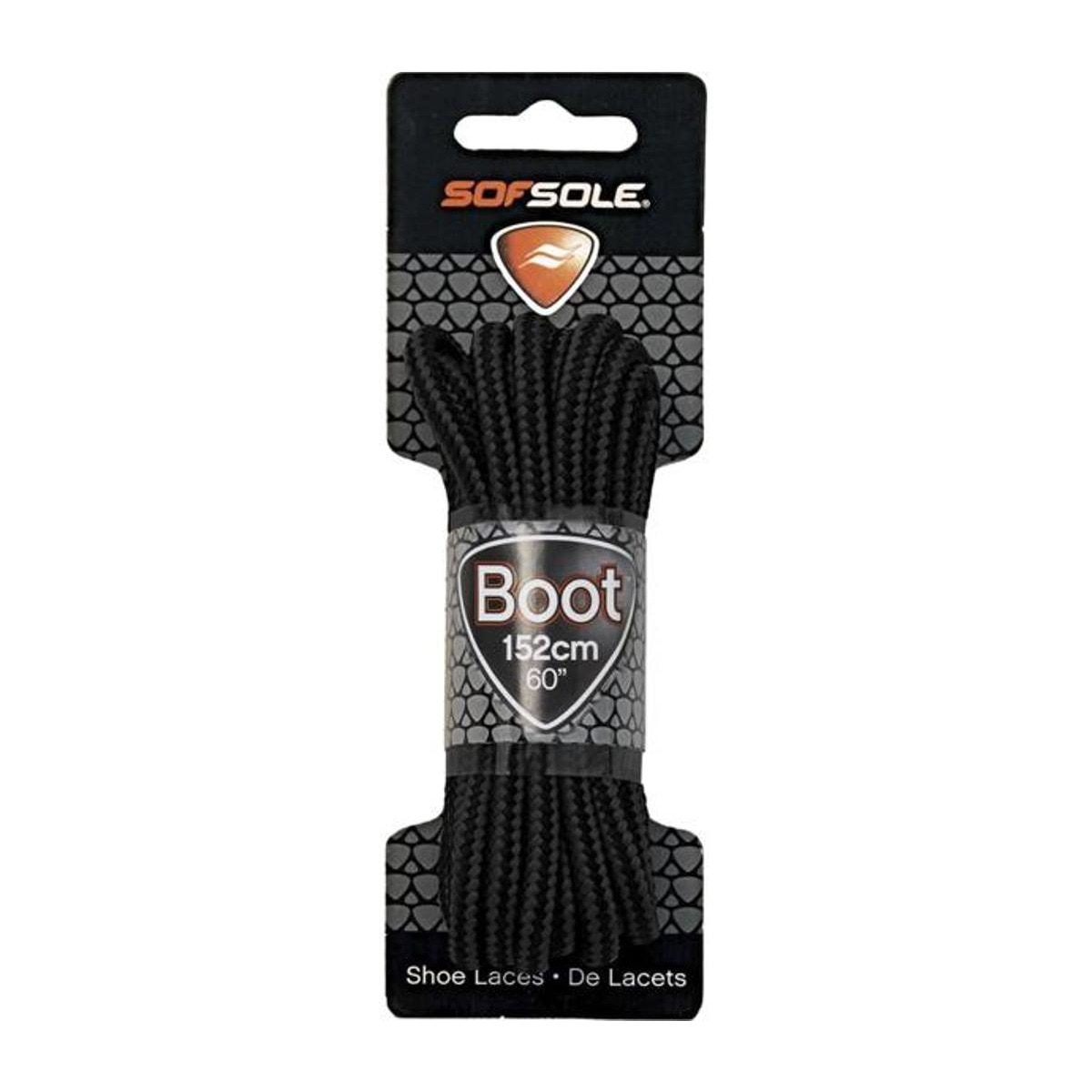 Atacadores Encerados para Botas - Preto 1