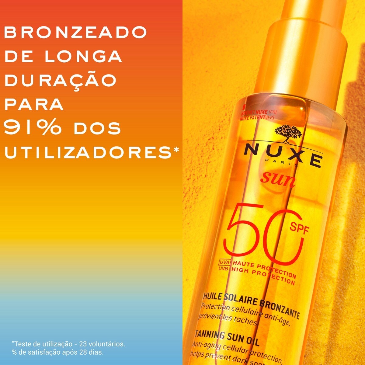 Protetor Solar em Óleo Bronzeador Rosto e Corpo SPF 50 - 150 ml 4