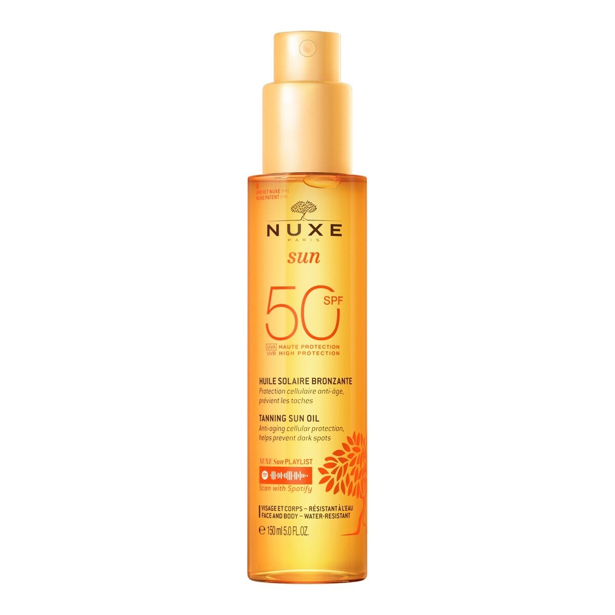 Protetor Solar em Óleo Bronzeador Rosto e Corpo SPF 50 - 150 ml 1
