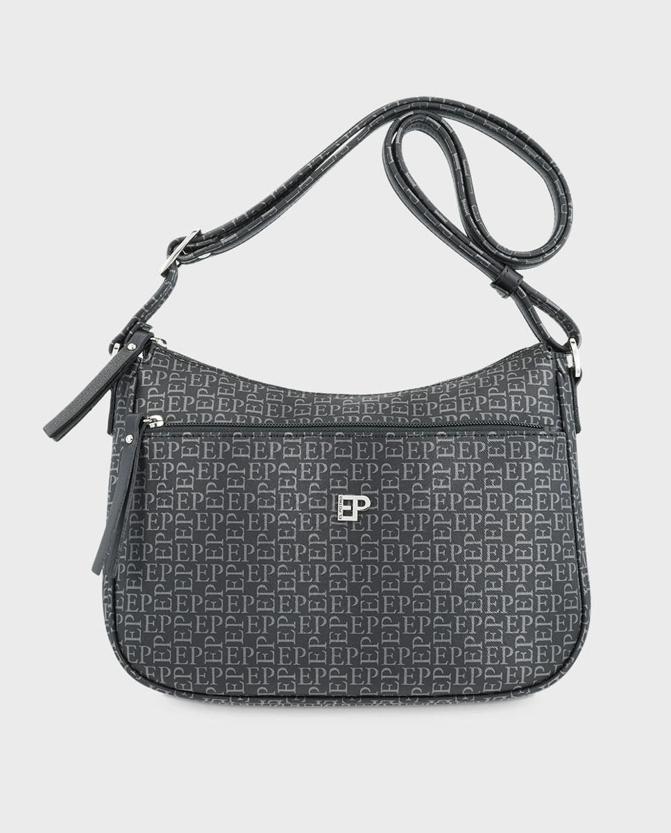 Sac à bandoulière style gondole à imprimé logos