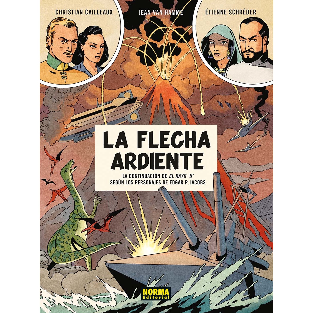 Imagem 0 de LA FLECHA ARDIENTE: LA CONTINUACION DE EL RAYO 'U' SEGUN LOS PERSONAJES DE EDGAR P. JACOBS (Capa dura)