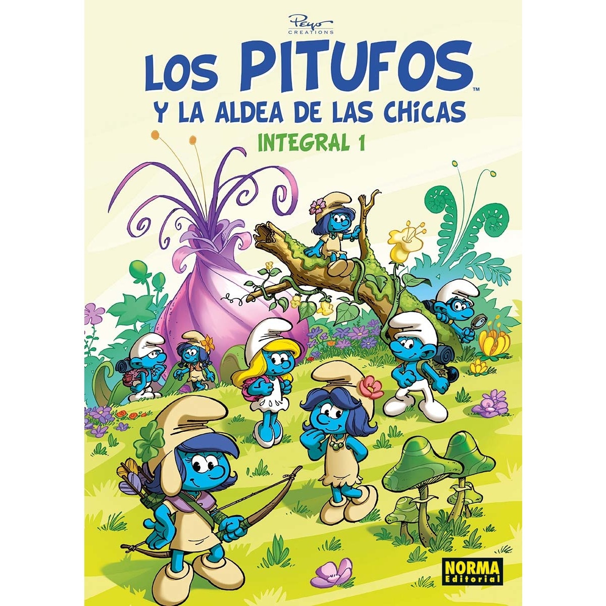 Imagem 0 de LOS PITUFOS Y LA ALDEA DE LAS CHICAS. INTEGRAL 1 (Capa dura)