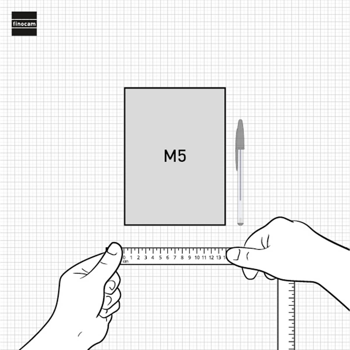 Agenda 18 meses julio 2023-diciembre 2024 Mínimal M5-140x190 semana vista horizontal Girl Finocam multilingüe 9