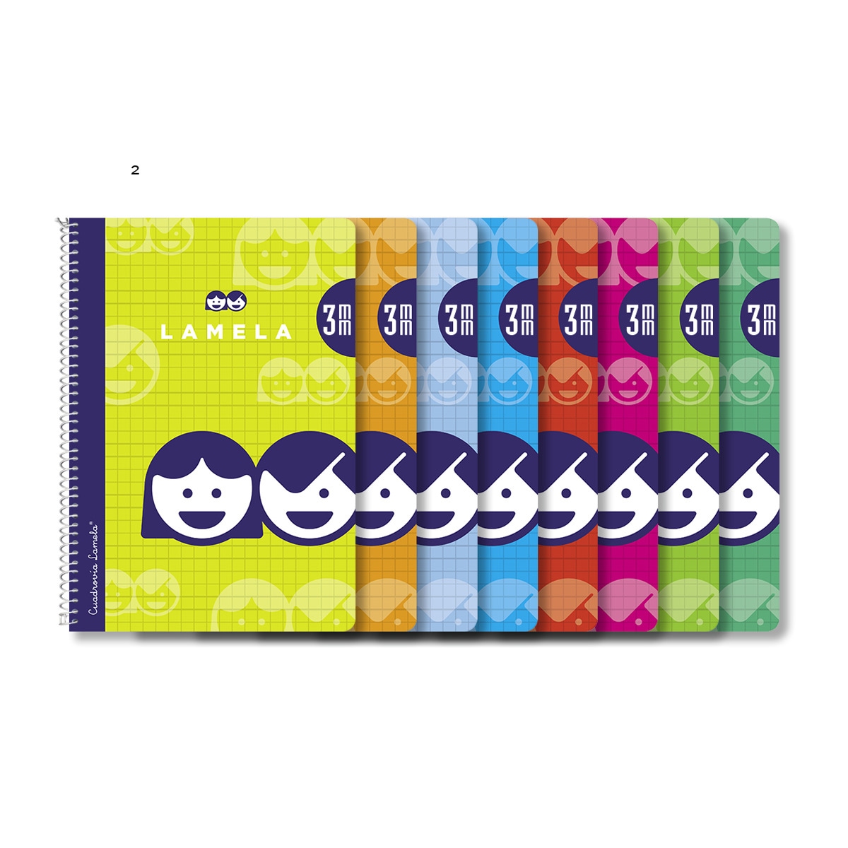 Caderno Quarto 3 mm Capa Básica Cores Sortidas 1