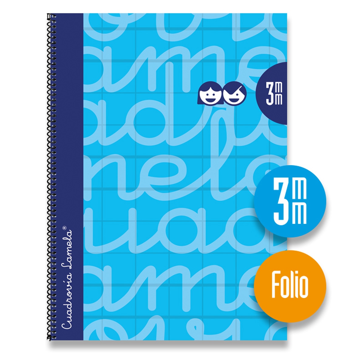 Imagem 0 de Caderno Quarto 4 mm de Capa Forrada - Azul