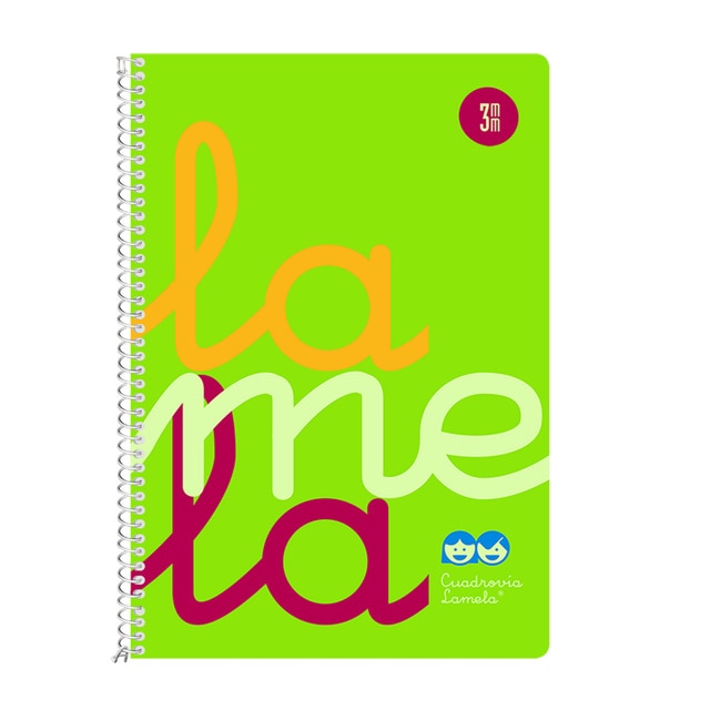 Imagen 0 de Cuaderno cuarto 3mm tapa polipropileno Lamela