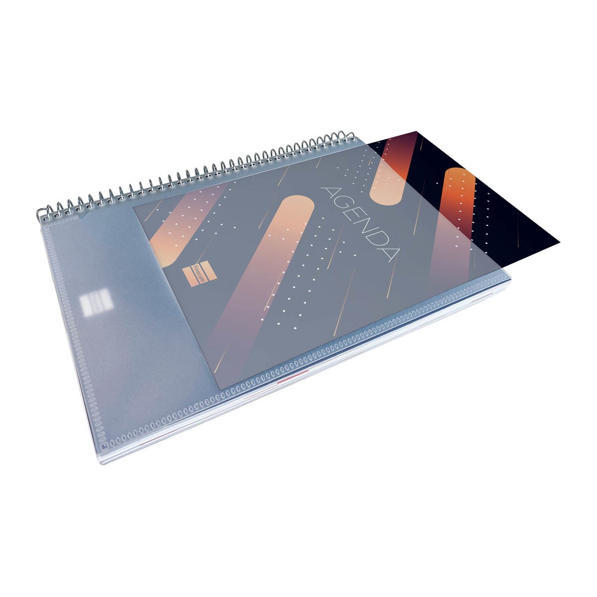 Agenda sin fechar Mytime E10 - 155x212 mm semana vista vertical Finocam internacional multilingüe 9