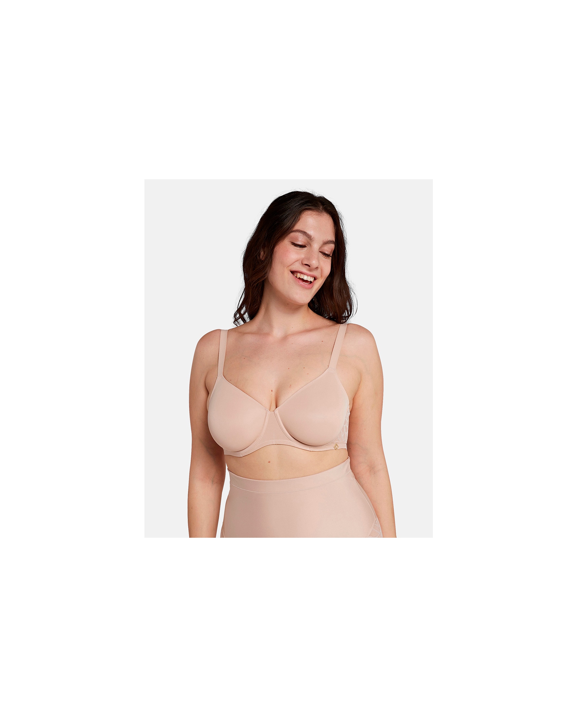 Soutien minimizer com aro Natural-1