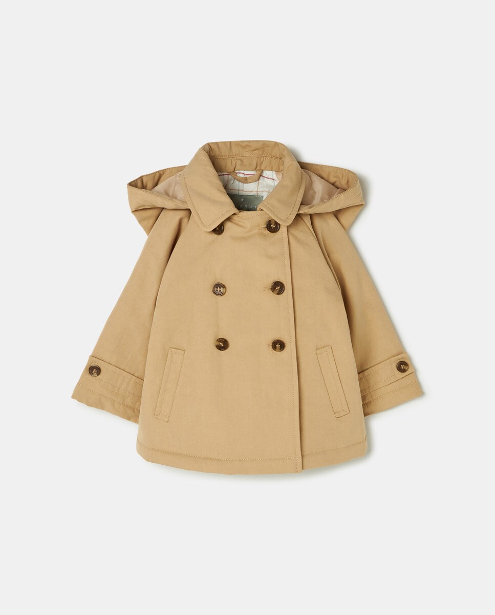 Imperméable capuche classique avec doublure