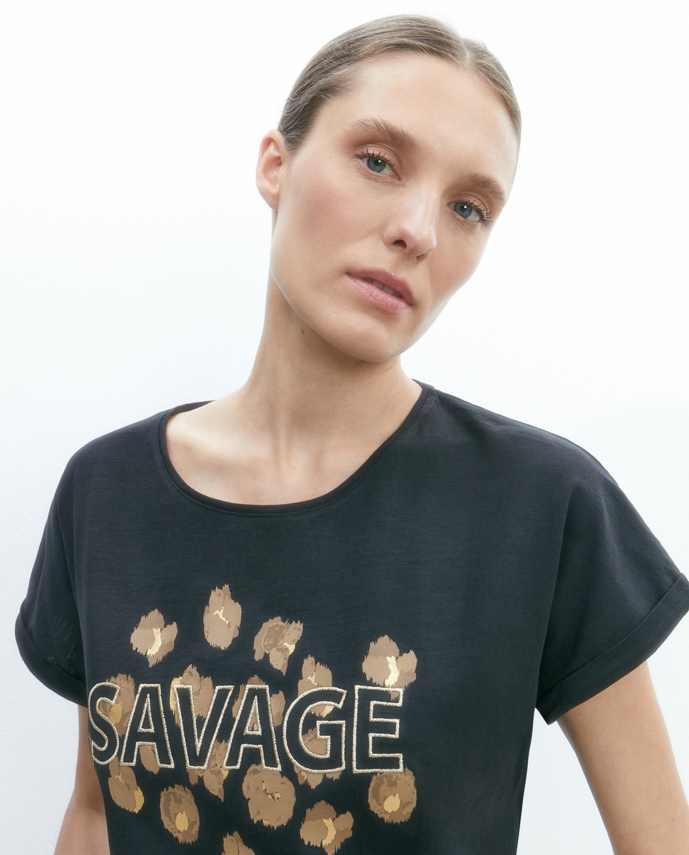 Tshirt imprimé à manches courtes