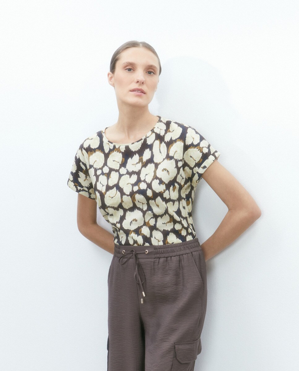 Tshirt imprimé à manches courtes