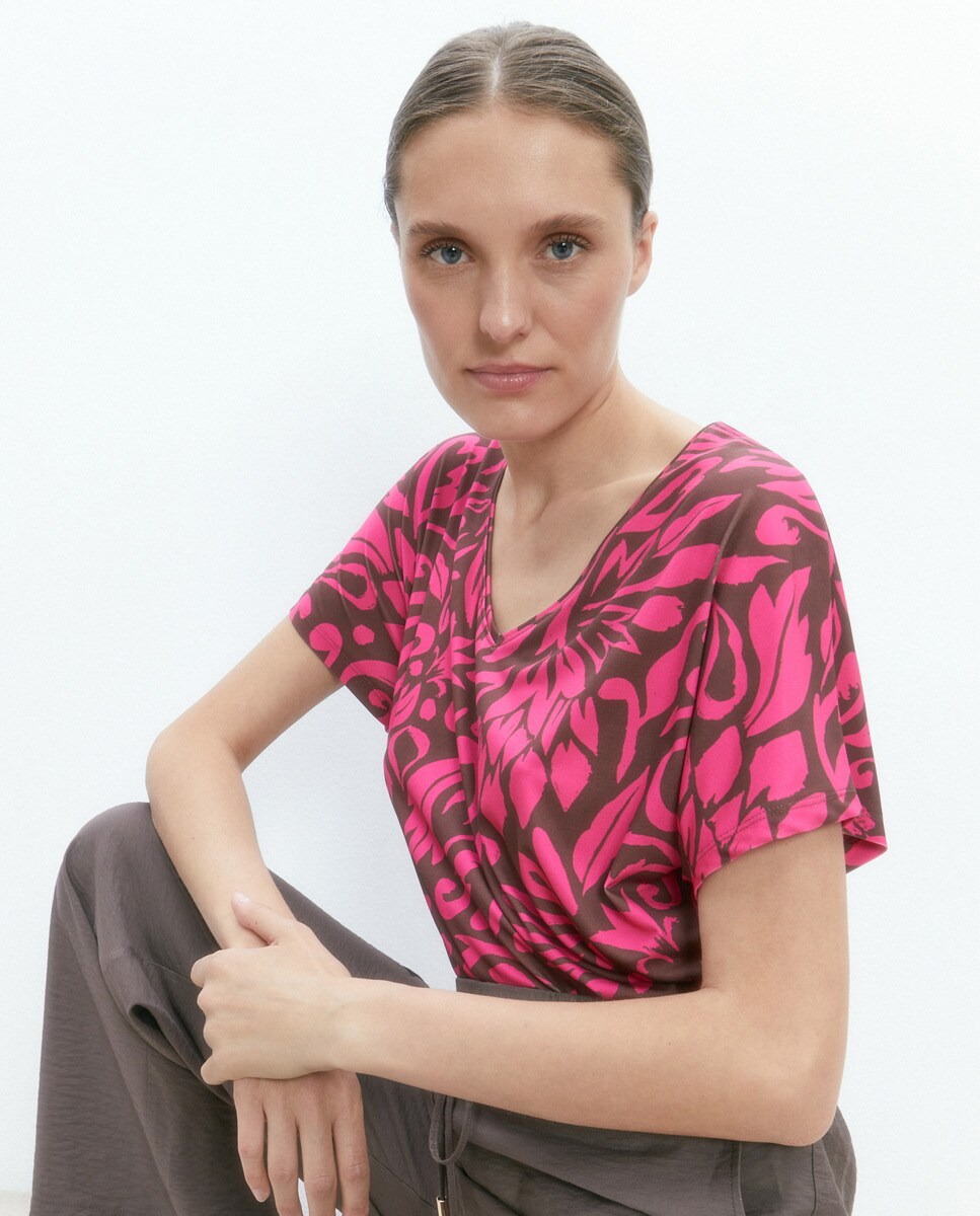 Tshirt imprimé à manches courtes