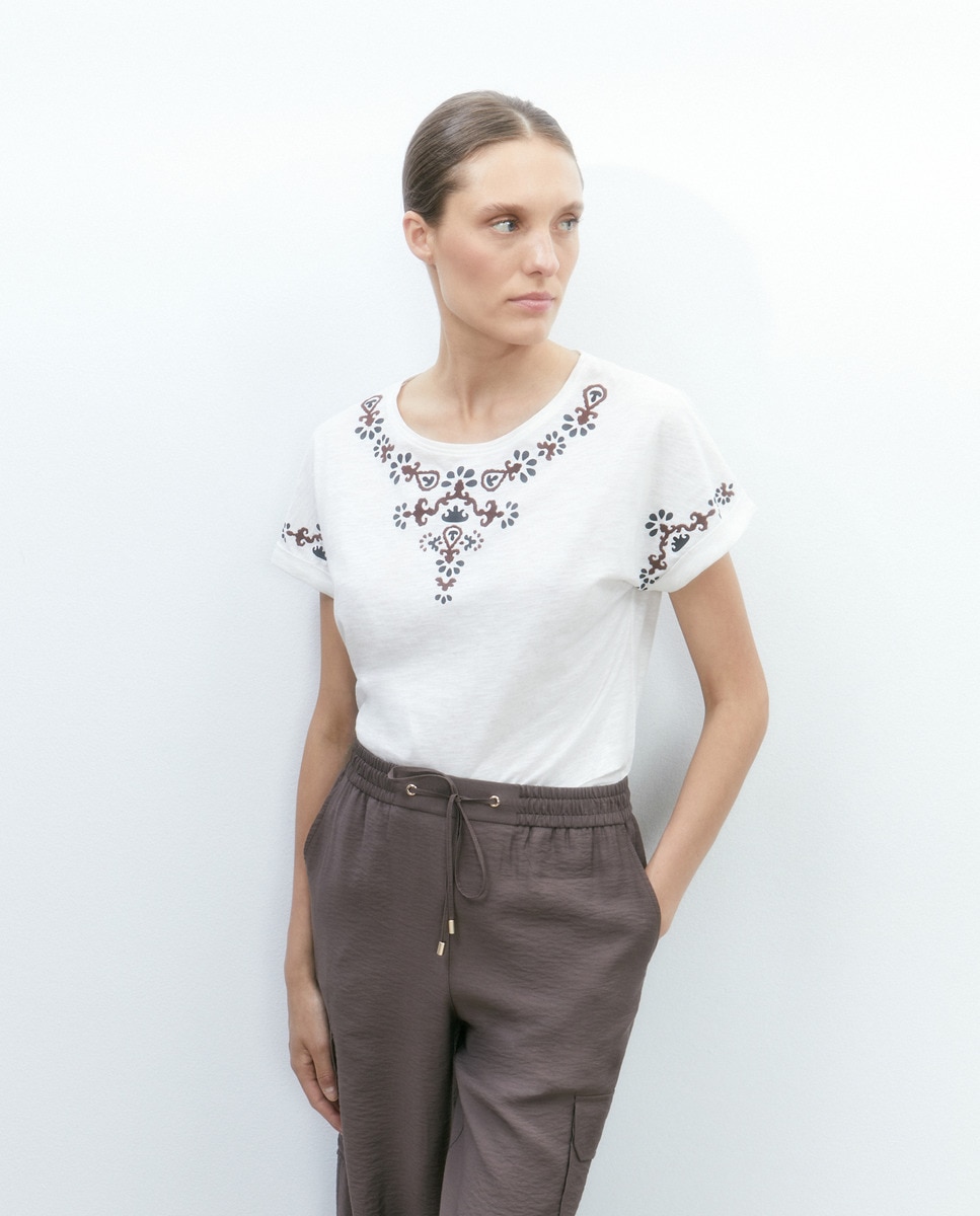 Tshirt avec broderies