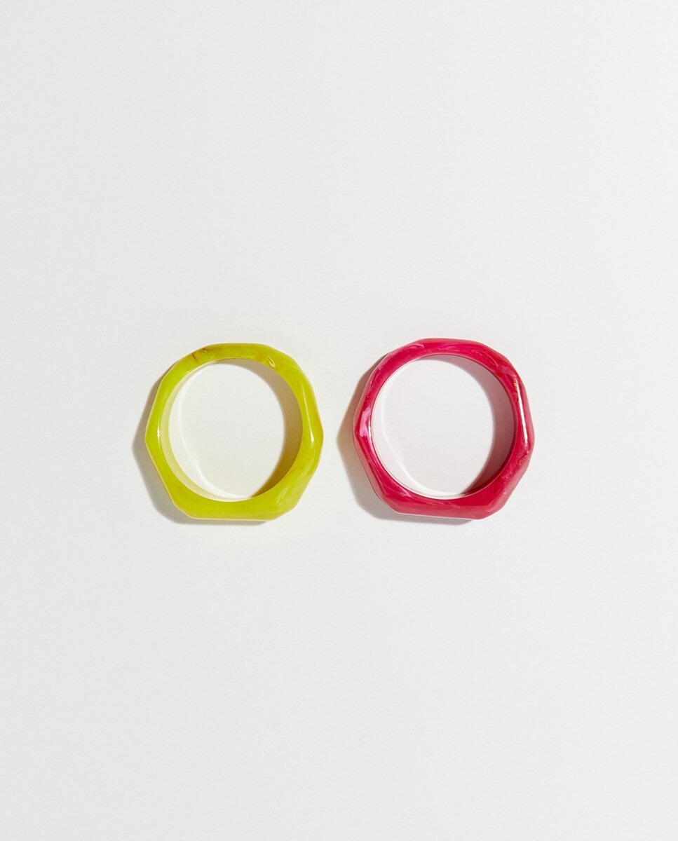 Lot de bracelets résine