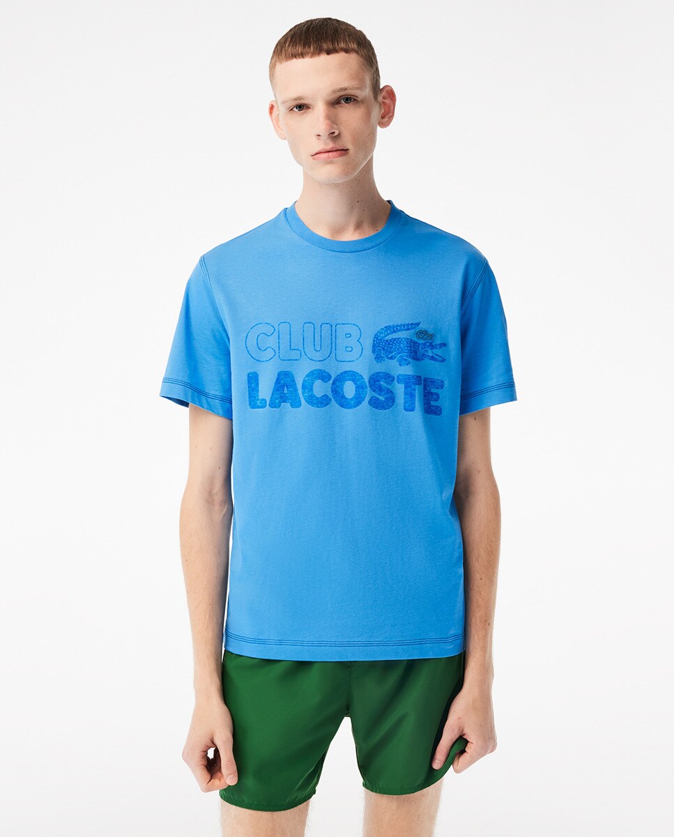 Tshirt biologique à imprimé vintage pour