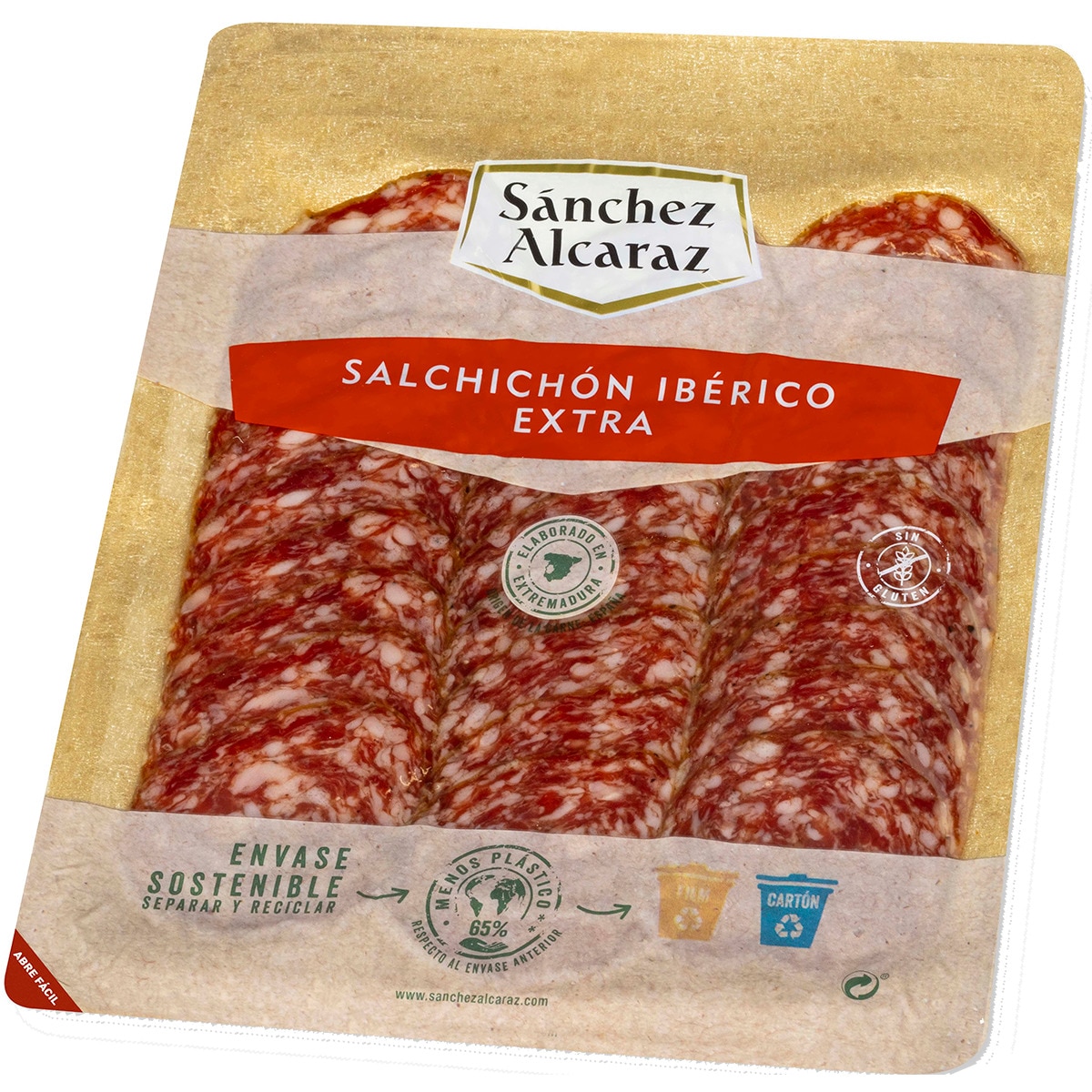 Salsichão Ibérico Extra Fatias embalagem 100 g