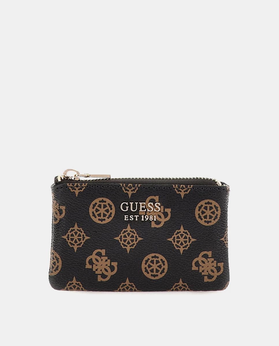 Petite pochette foncé zippée