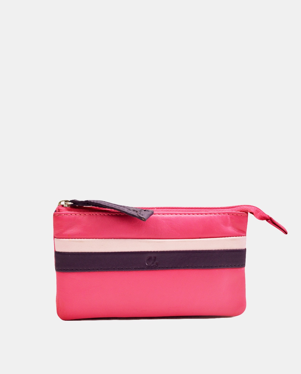 Portemonnaie avec détails contrastants