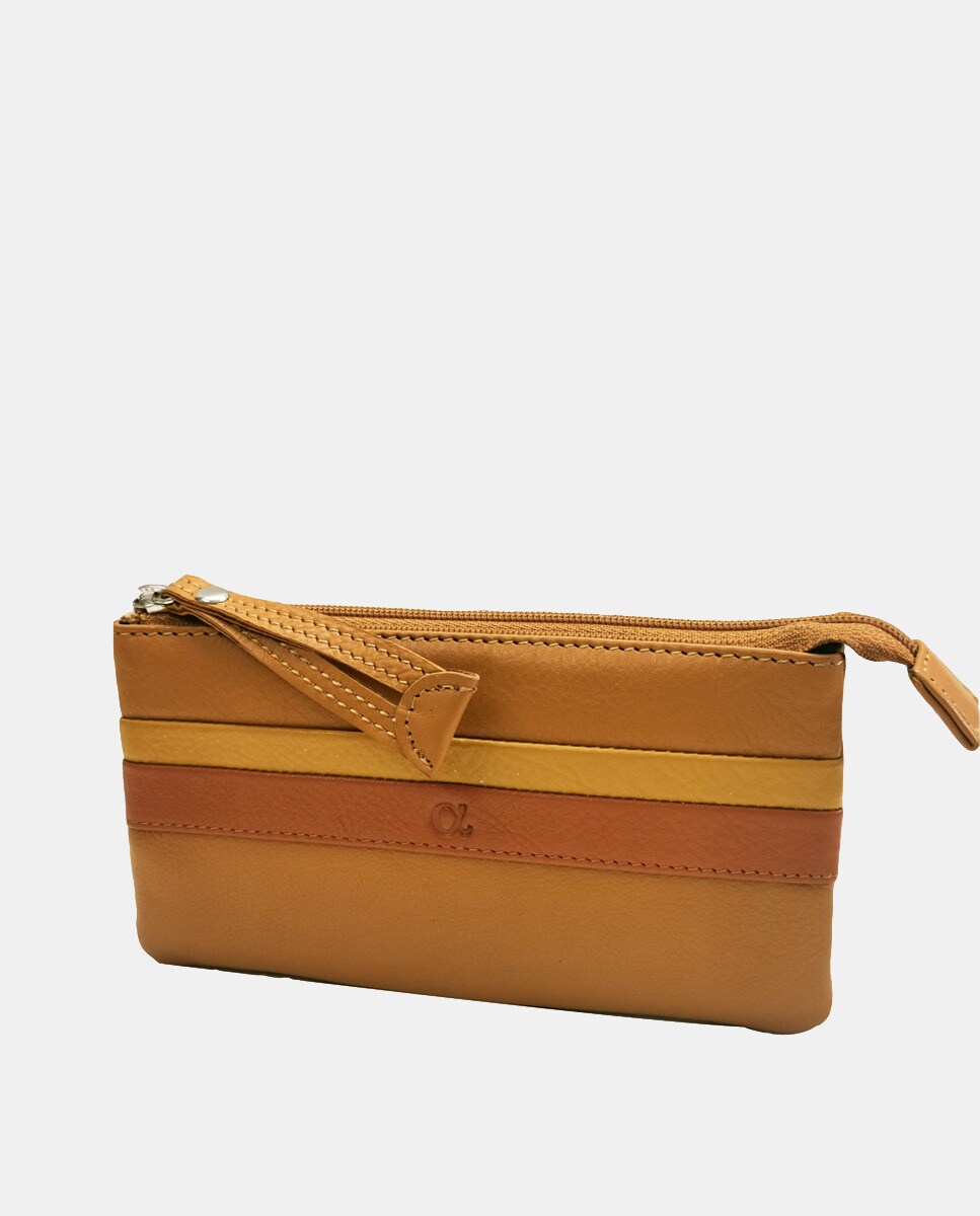 Portemonnaie avec détails contrastants