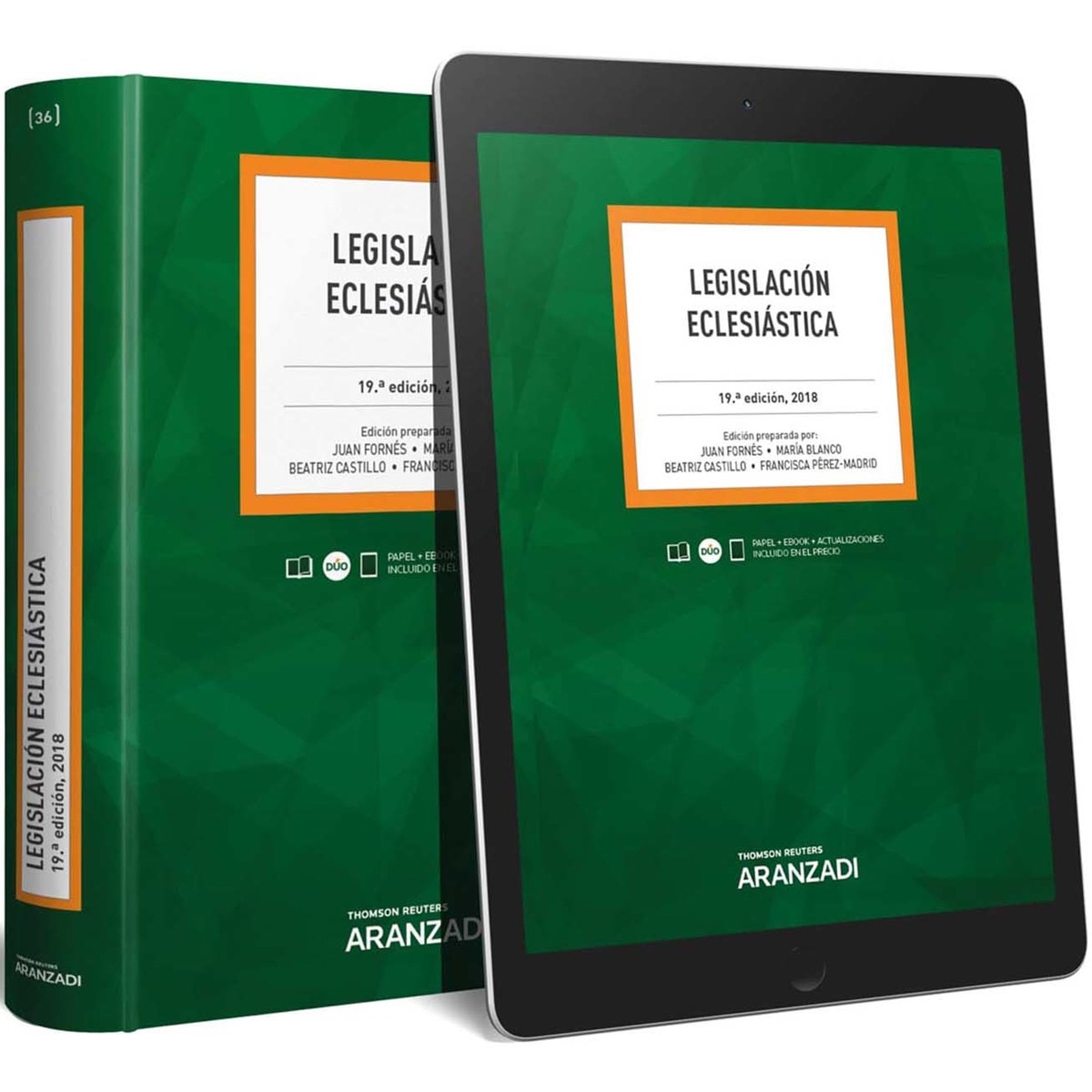Imagem 0 de Legislación eclesiástica (Papel + e-book)