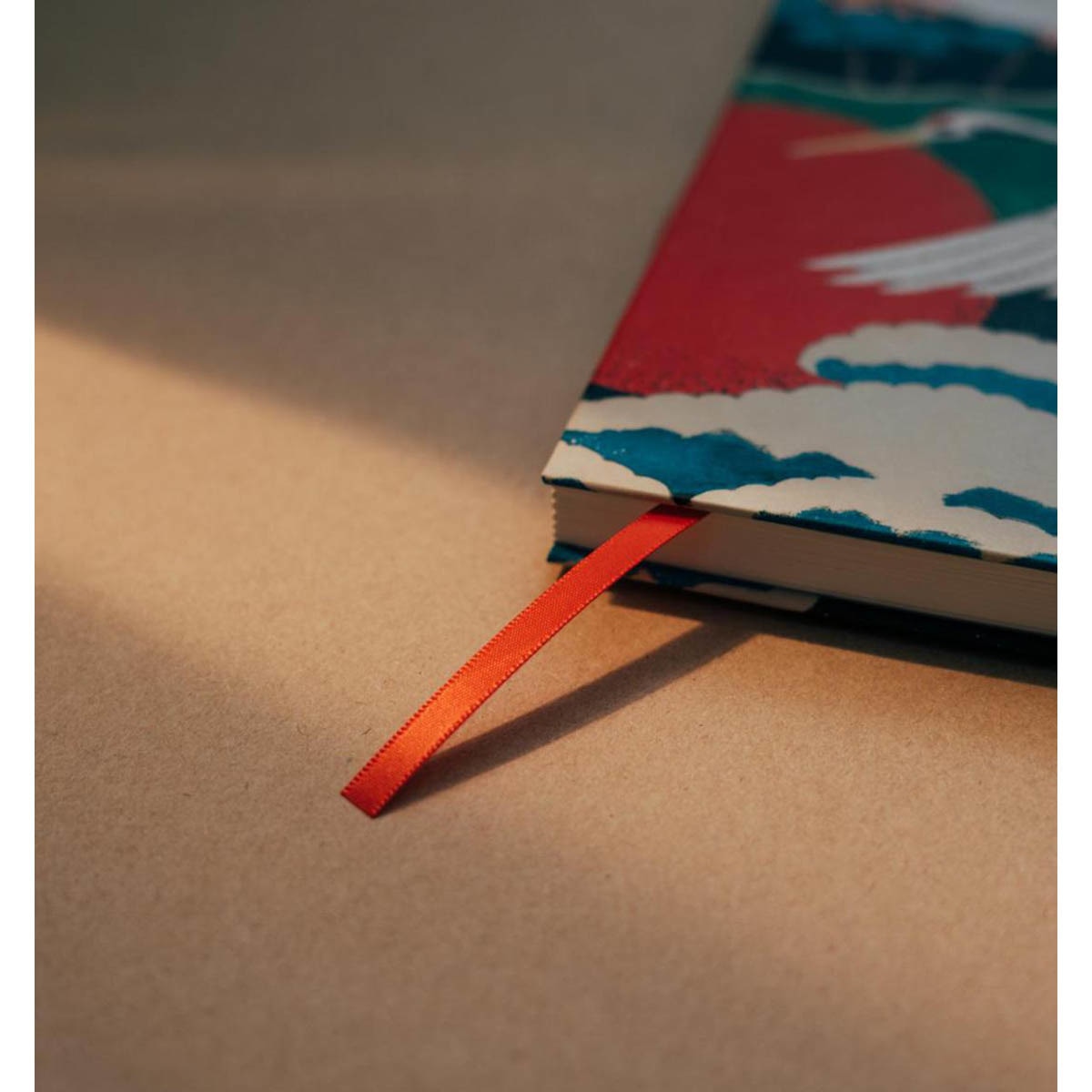 Cuaderno encuadernación artesanal A5 Japanese Crane Kokonote rojo y verde Rojo / Verde-7