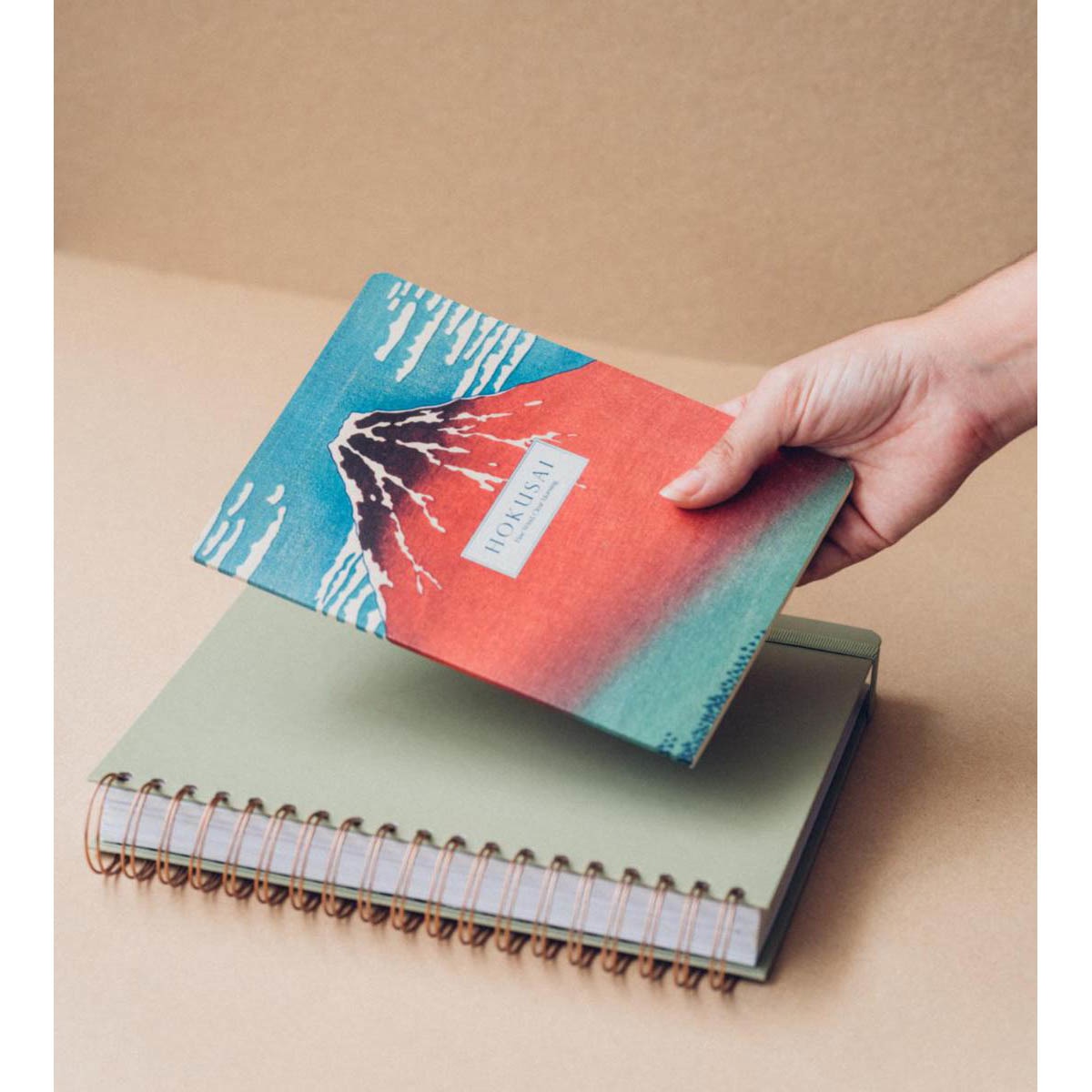 Pack de 3 Cadernos Hokusai A5 - Azul e Cinzento Azul / Cinzento-5