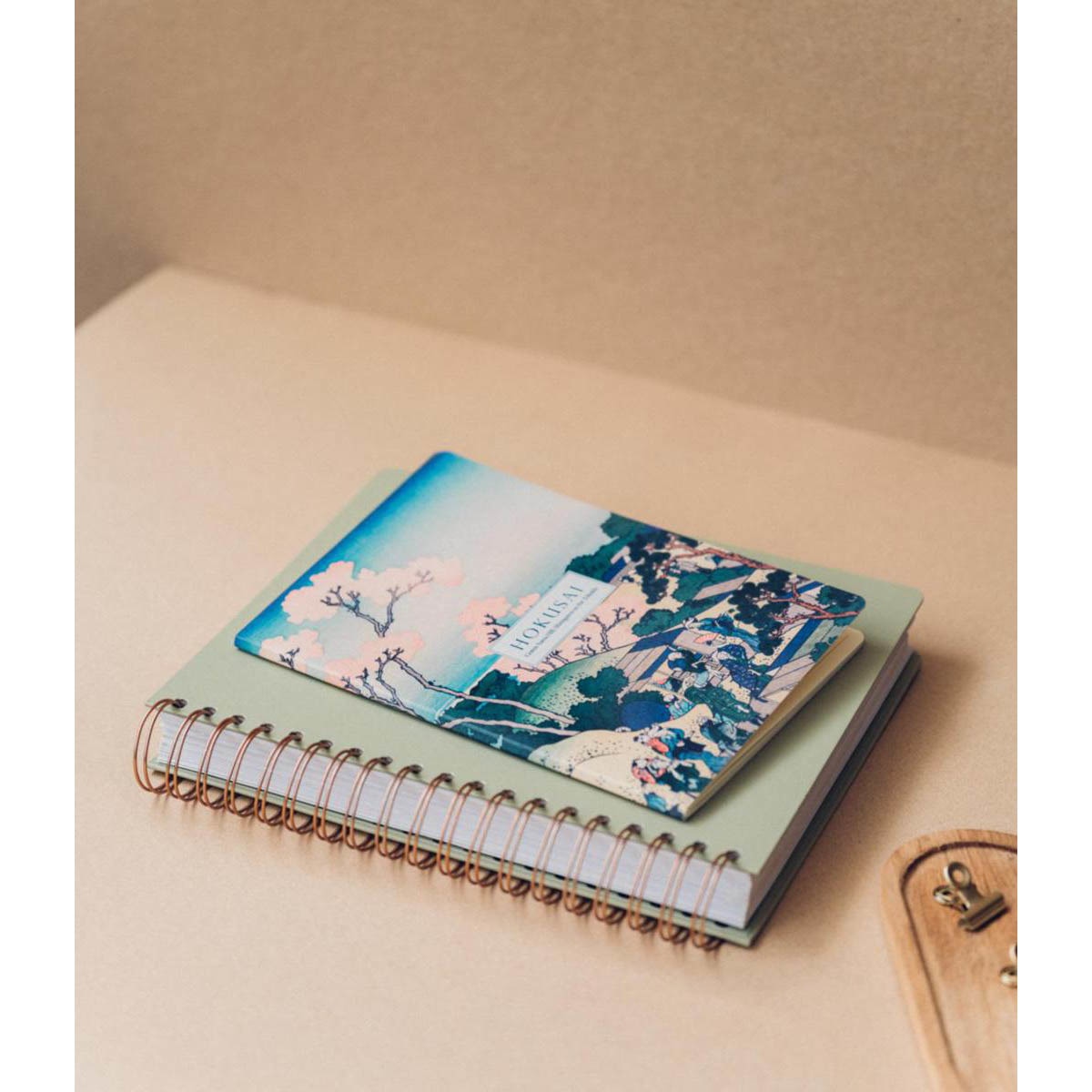 Pack de 3 Cadernos Hokusai A5 - Azul e Cinzento Azul / Cinzento-4
