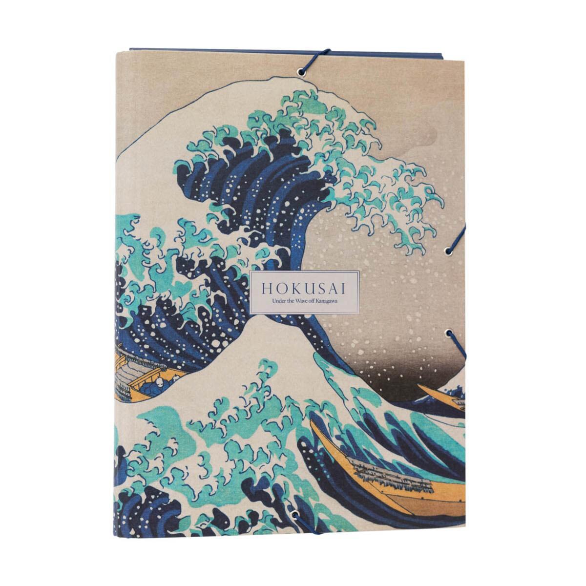 Carpeta solapas Hokusai Kokonote azul y gris Azul / Gris-1