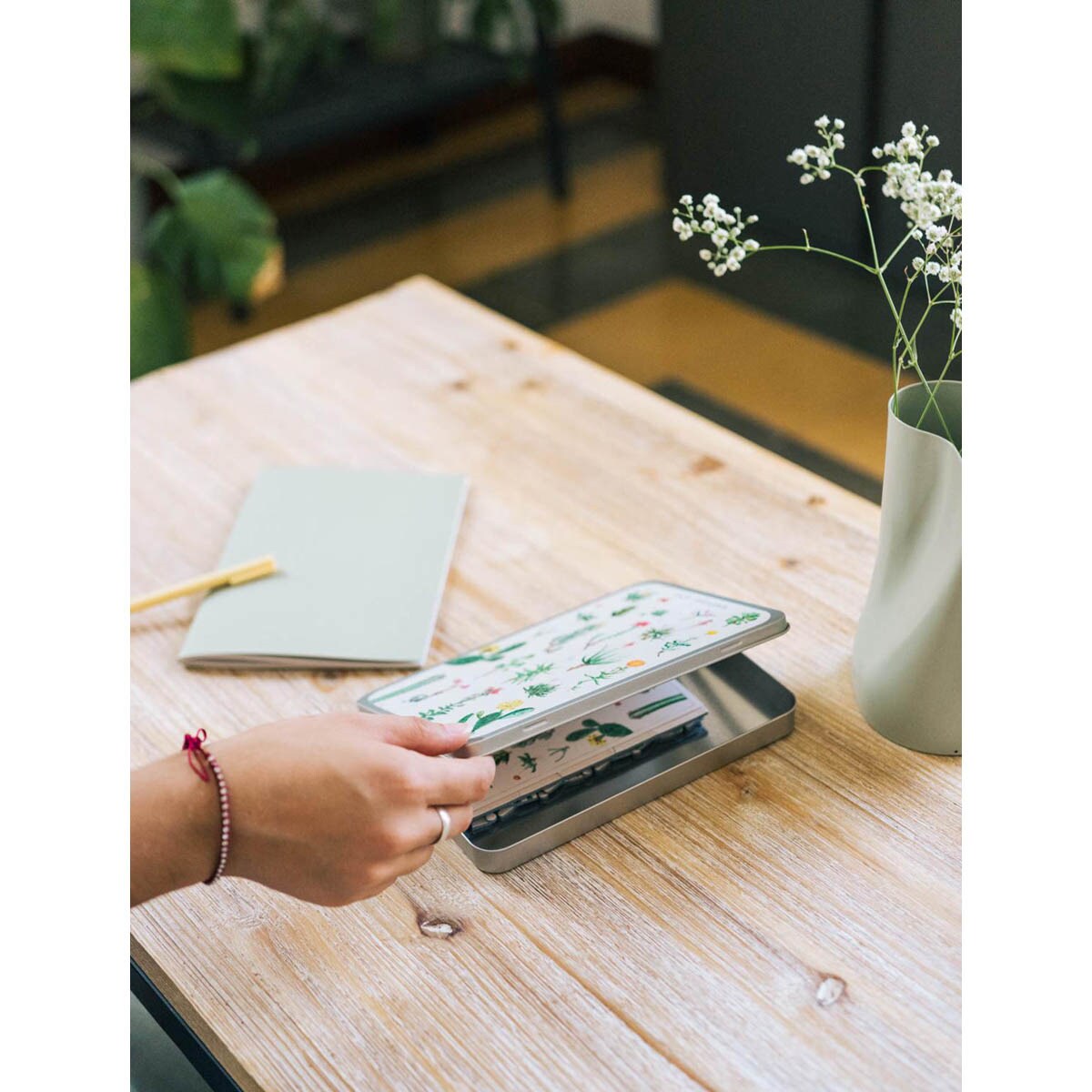 Carnet A5 Pointillé Botanical Cacti – Couverture Rigide Élégante, 180 Pages, Bullet Journal Idéal Par Grupo Erik