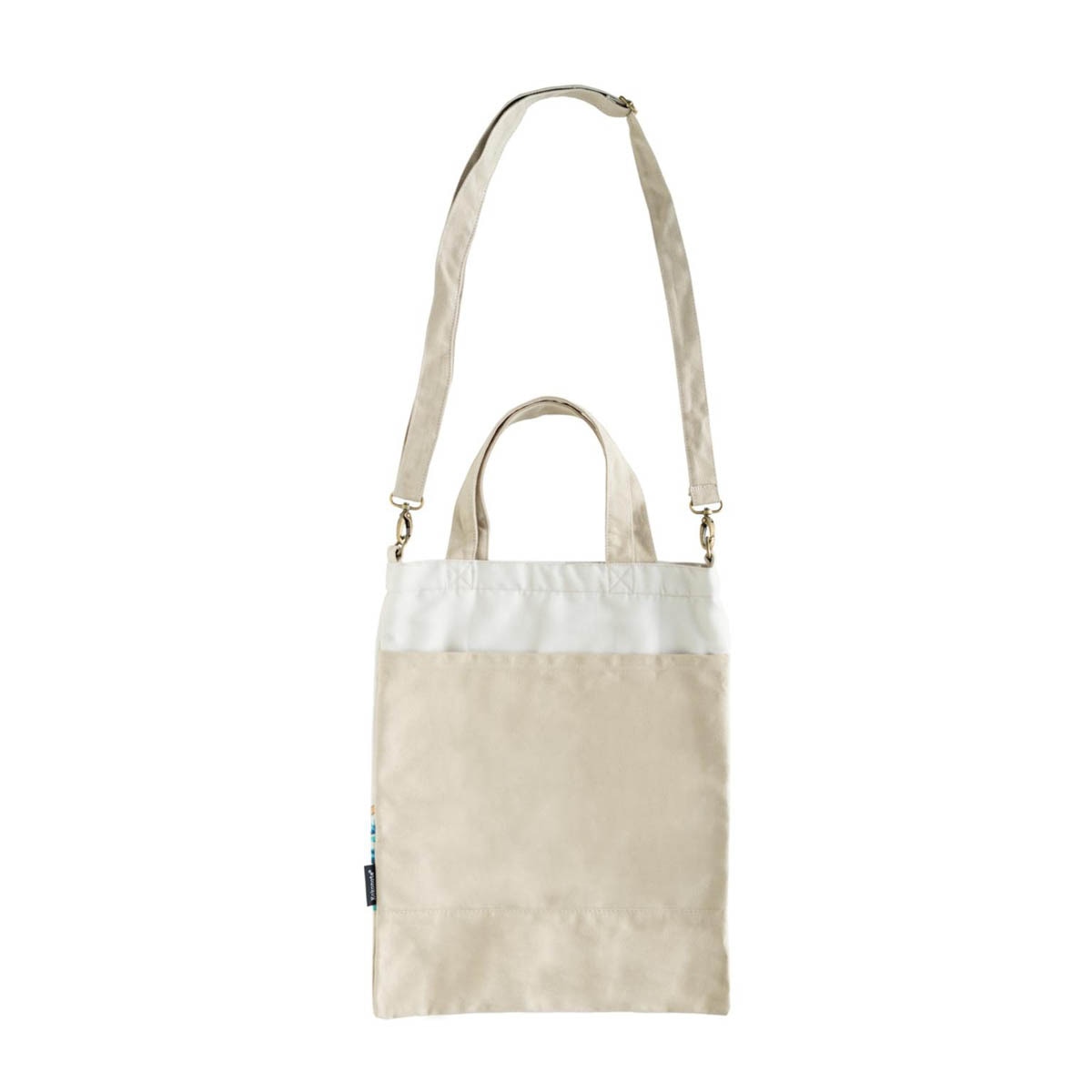 Saco de Tecido Hokusai - Castanho e Azul Castanho / Azul-2