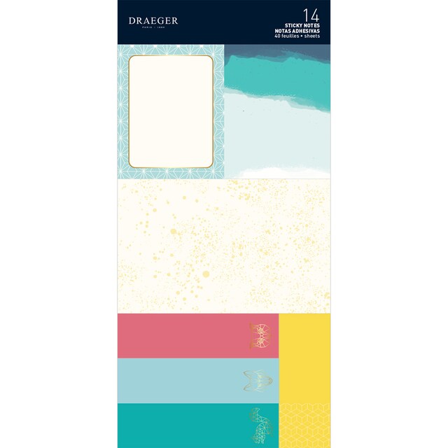 Imagen 0 de Mini blocs adhesivos para notas Draeger tonos pastel chic