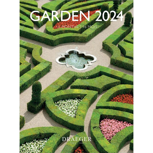 Imagen 0 de Calendario 2024 16 meses (septiembre-diciembre) mes vista por página con motivos de jardines Draeger