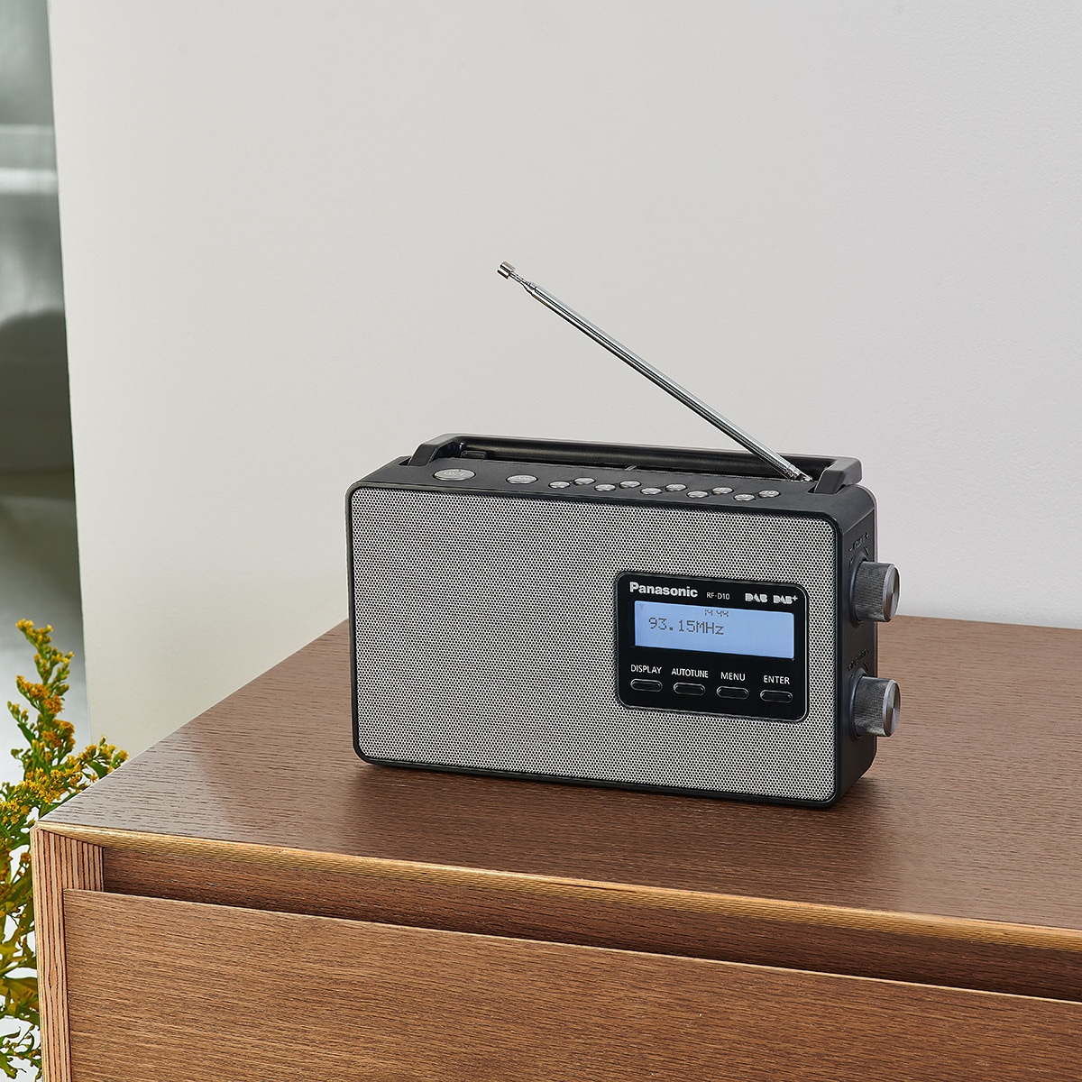 Radio portátil Panasonic RF-D10EG-K, FM/DAB+ Plata-3