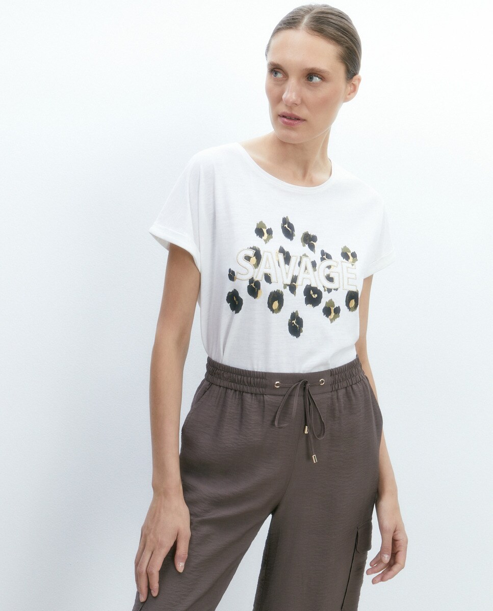 Tshirt imprimé à manches courtes