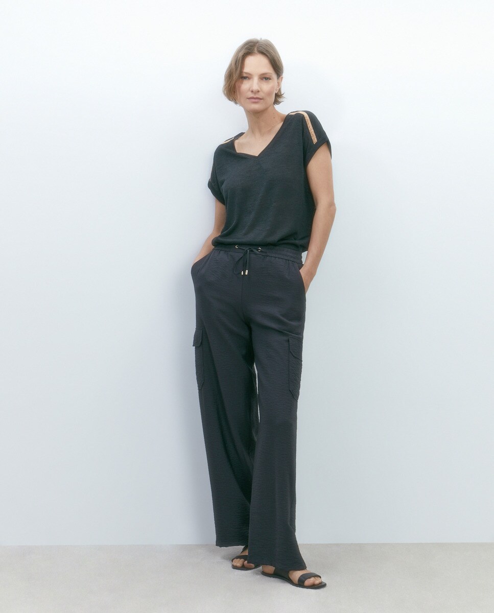 Tshirt à manches courtes et col rond