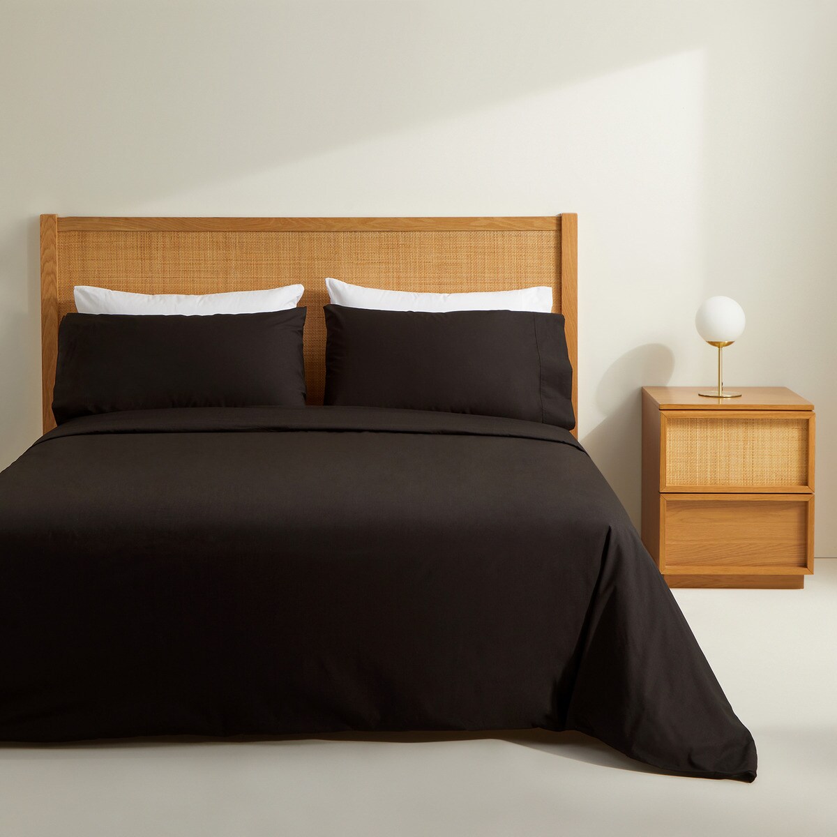 Housse de couette en percale de poly 180 fils