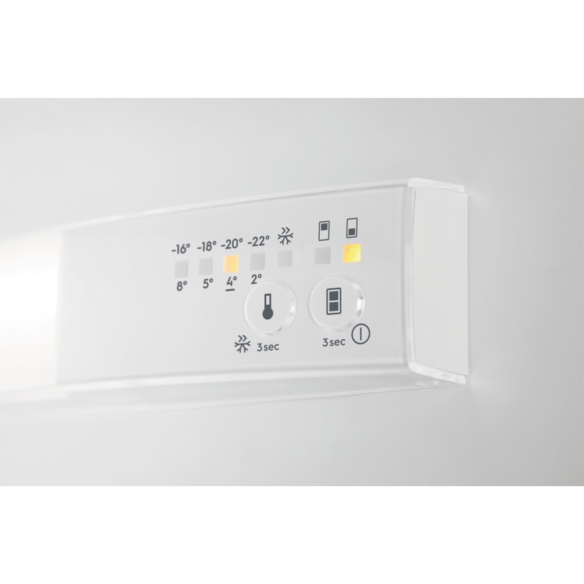 Frigorífico de 2 Portas Encastrável AEG OSD5S161ES Frio Estático, Congelador LowFrost e de 157,5 cm - Branco Branco-4