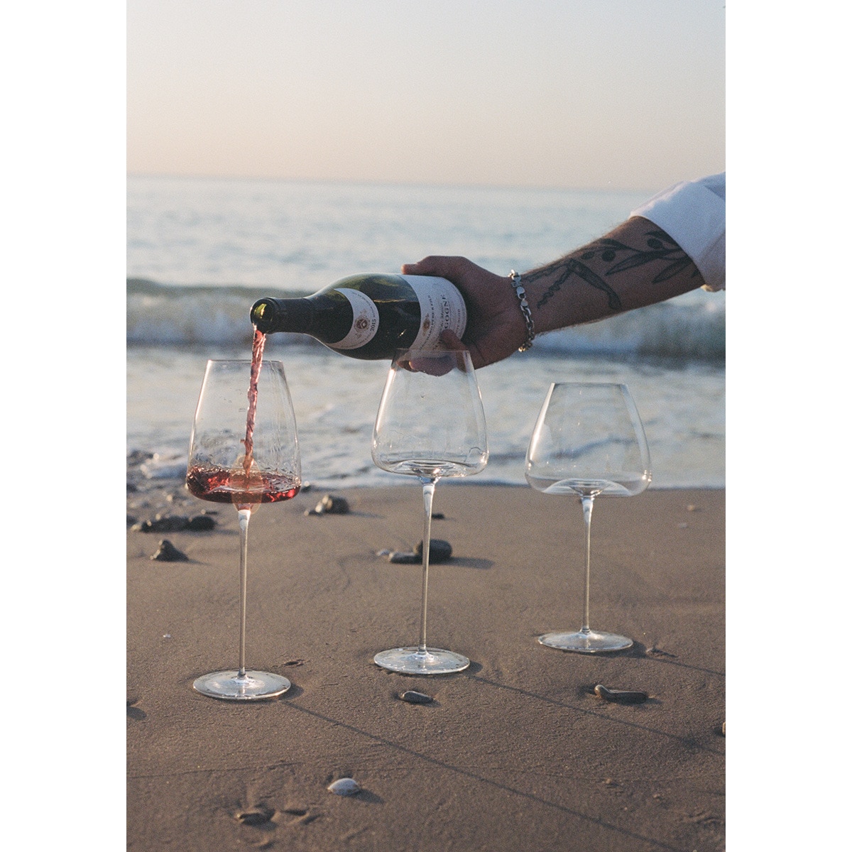 Conjunto de 2 Copos Para Vinhos Frescos Vision Transparente-5