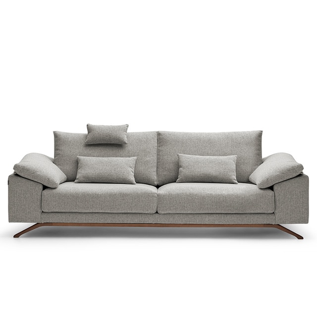 Imagem 0 de Sofá de 3 Lugares em Mistura de Algodão Aneka