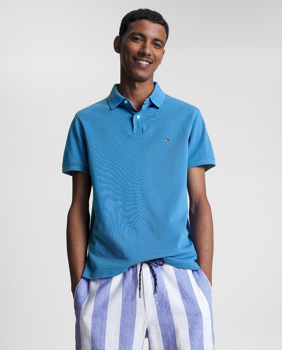 Polo basic regular fit à manches courtes