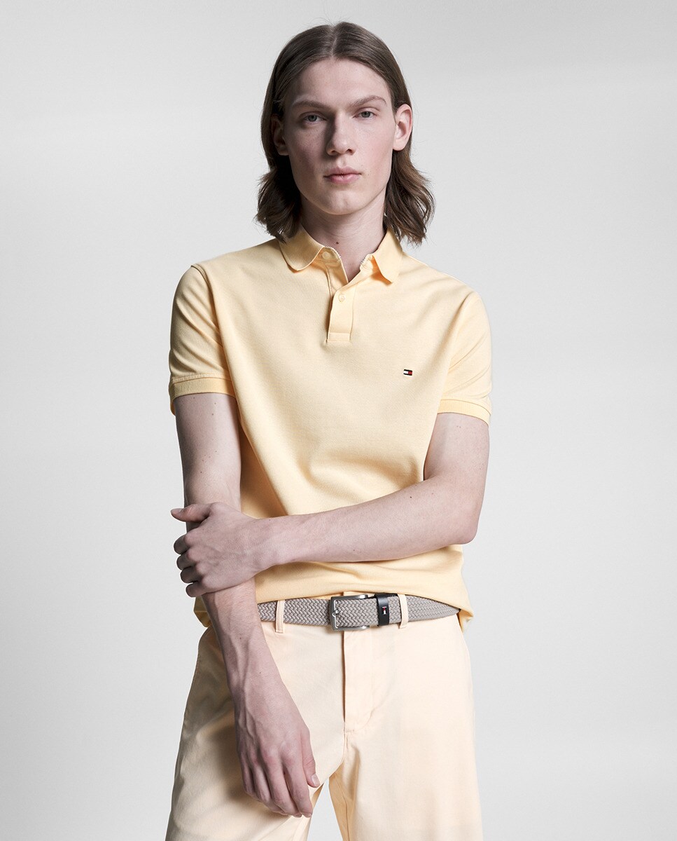 Polo basic regular fit à manches courtes