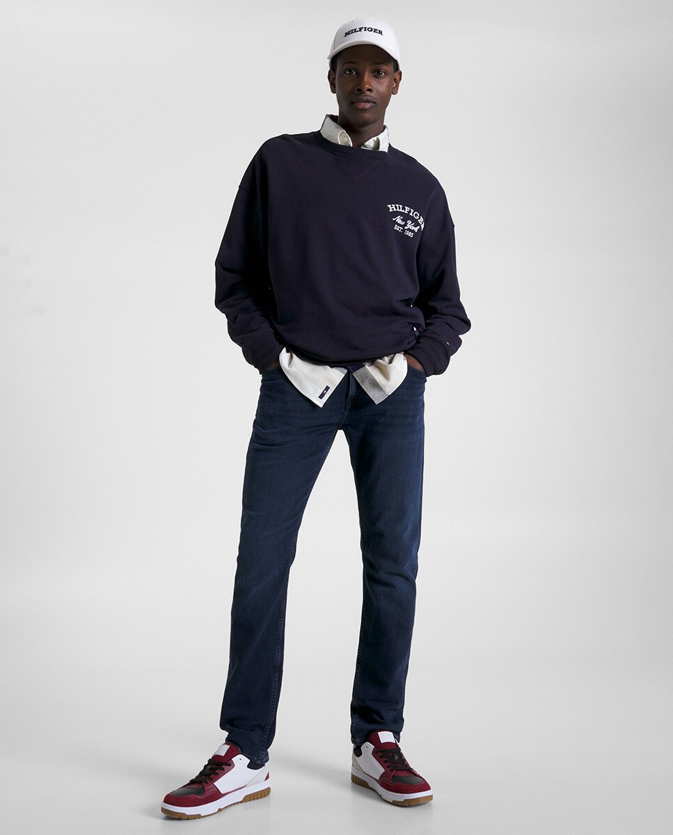 Jean Hampton regular fit délavé foncé