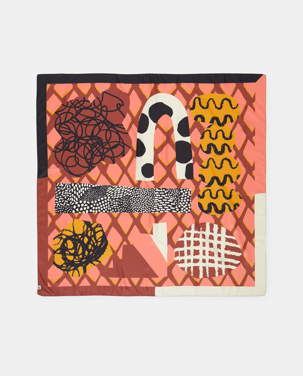 Foulard à imprimé fantaisie